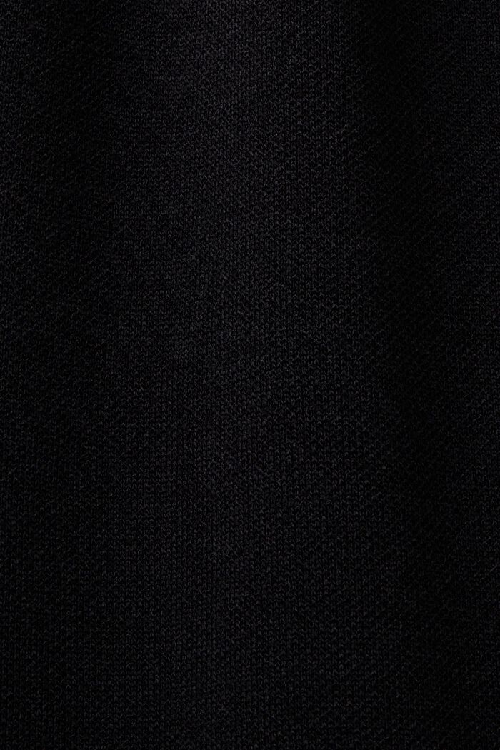褶襉低腰連身裙, 黑色, detail image number 5
