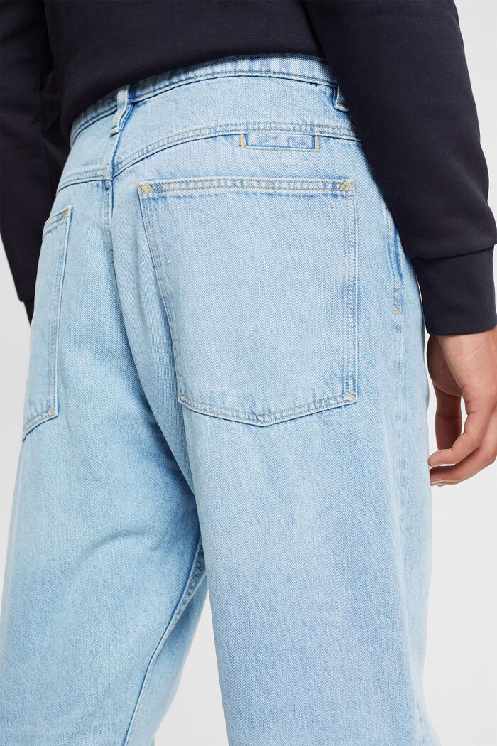 Mid-Rise Loose Jeans, BLUE BLEACHED, detail image number 4