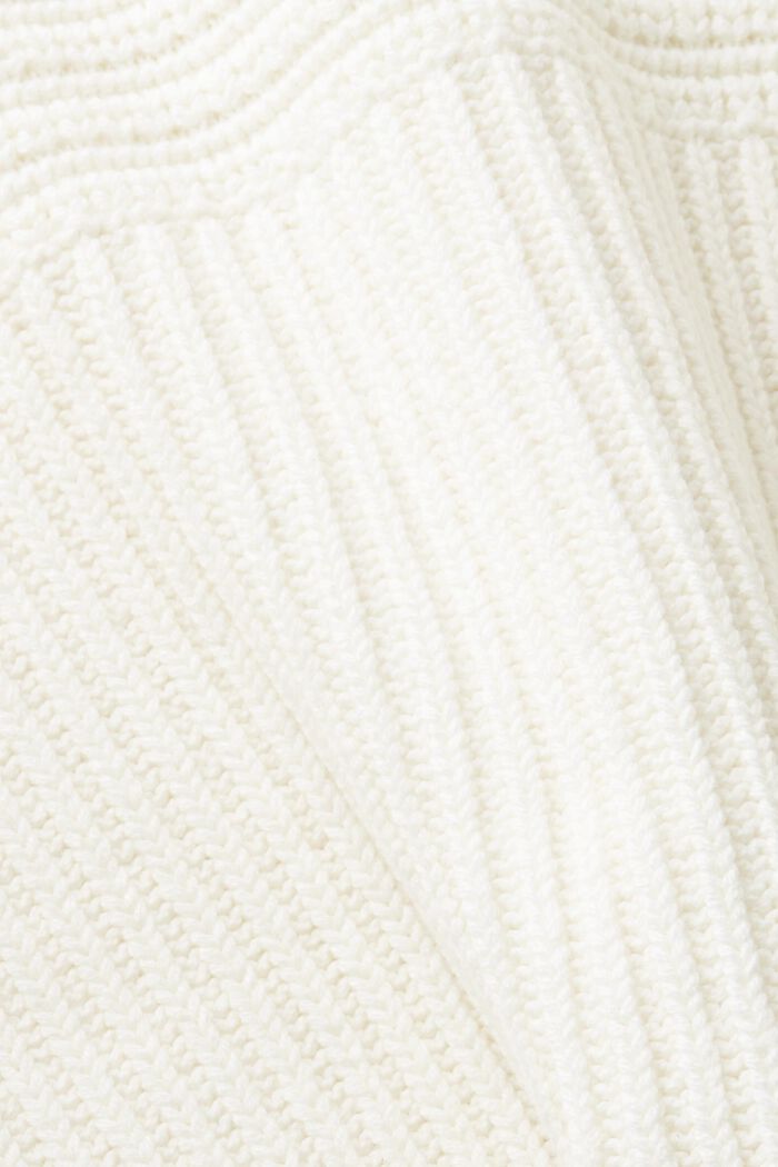 加厚針織毛衣, 白色, detail image number 5