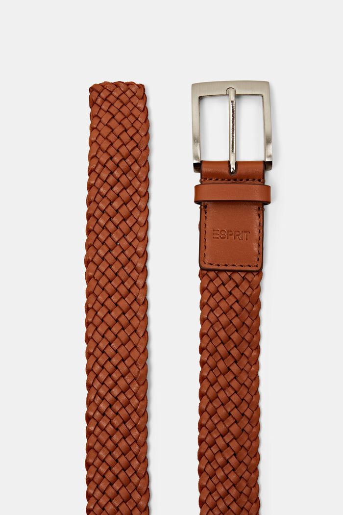 Belts leather, 棕色, detail image number 1