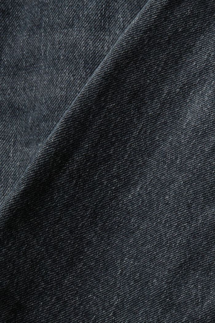 Mid-Rise Regular Tapered Jeans, BLACK MEDIUM WASH, detail image number 5
