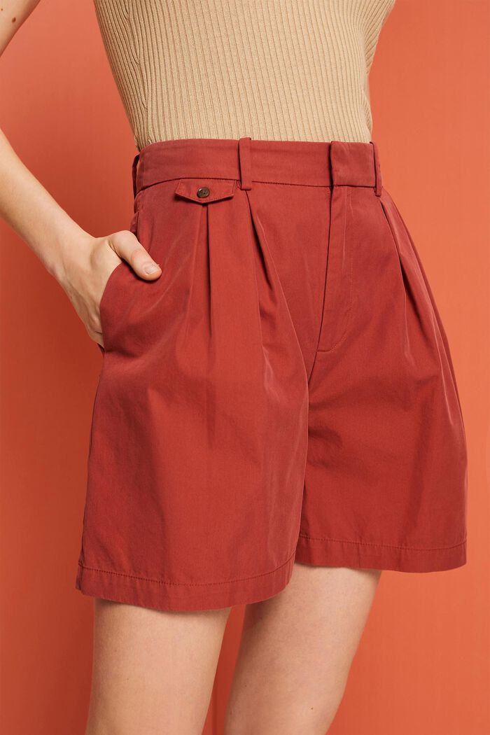 Chino shorts, TERRACOTTA, detail image number 2