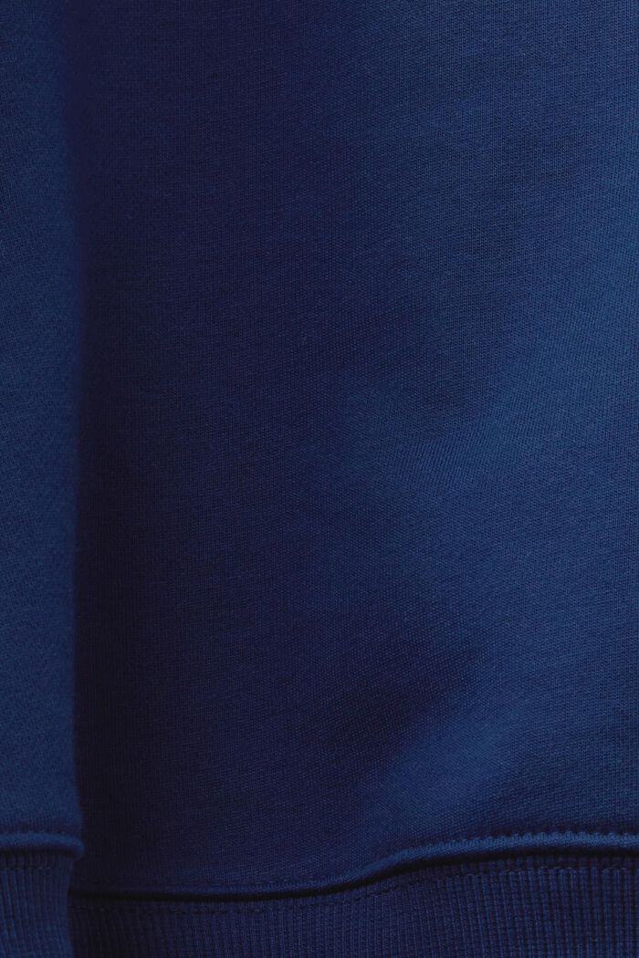 ‌半長拉鏈衛衣, 深藍色, detail image number 5