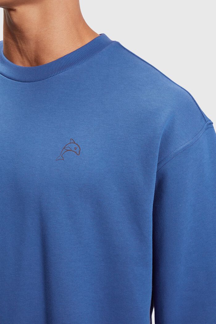 Color Dolphin Sweatshirt, BRIGHT BLUE, detail image number 2
