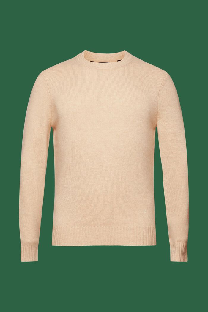 Cashmere sweater, SAND, detail image number 6
