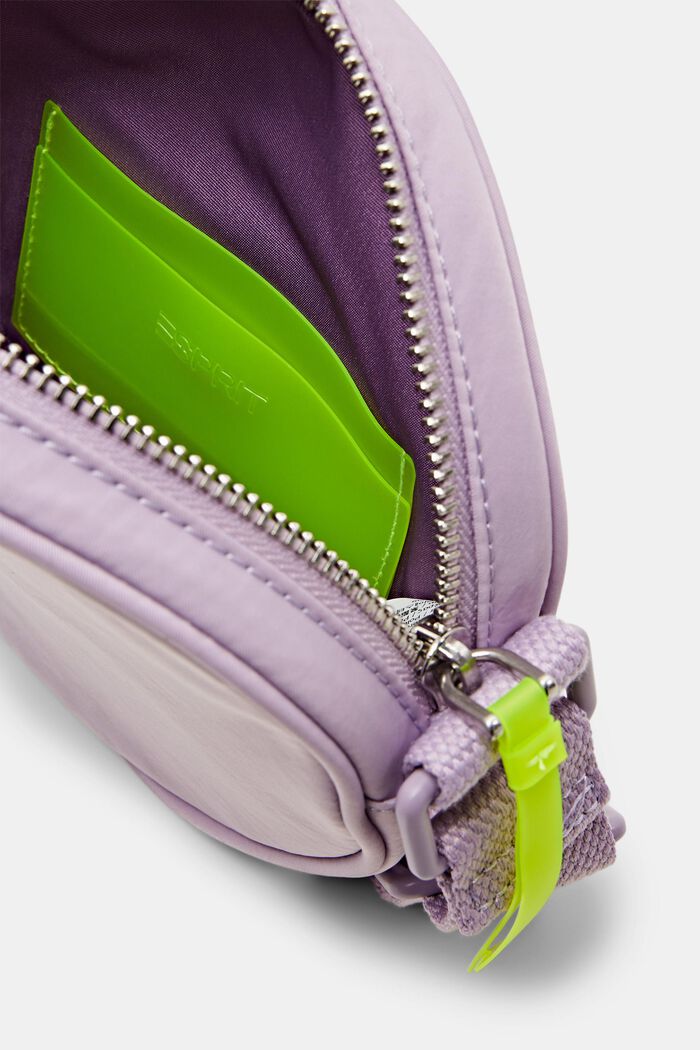 小號圓筒肩背袋, 淡紫色, detail image number 1
