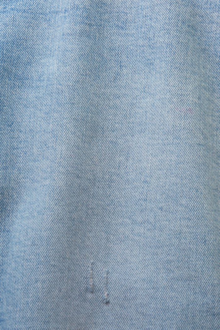 High-Rise Retro Straight Jeans, BLUE LIGHT WASHED, detail image number 6
