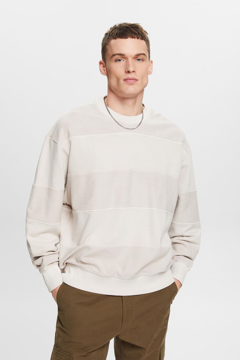 Textured Organic Cotton Sweatshirt