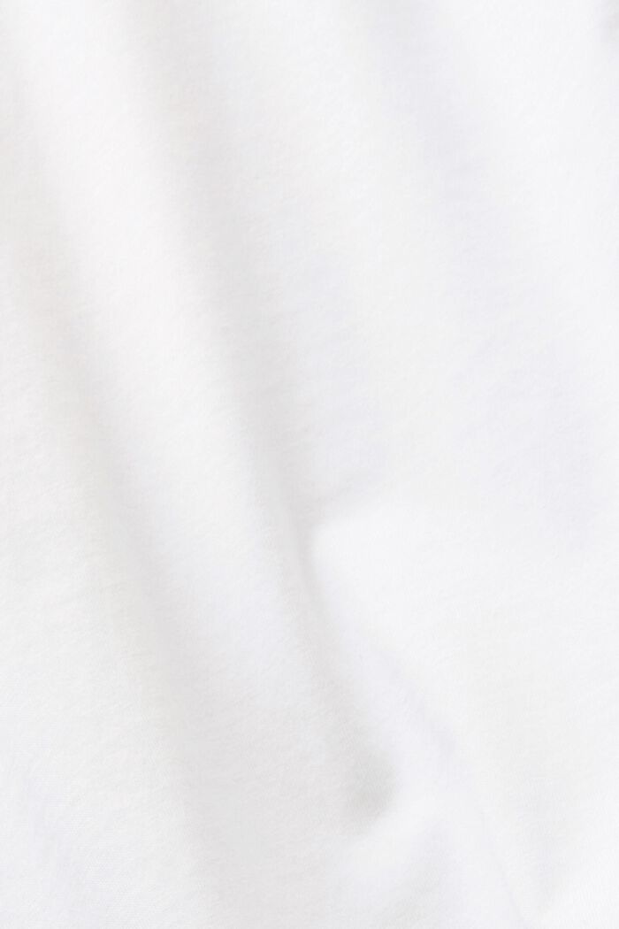 胸前印花 T 恤, 白色, detail image number 5