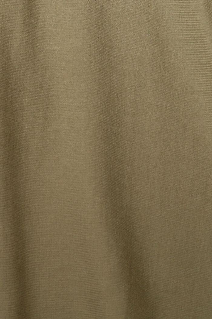 V 領女裝上衣，LENZING™ ECOVERO™, 卡其色, detail image number 5