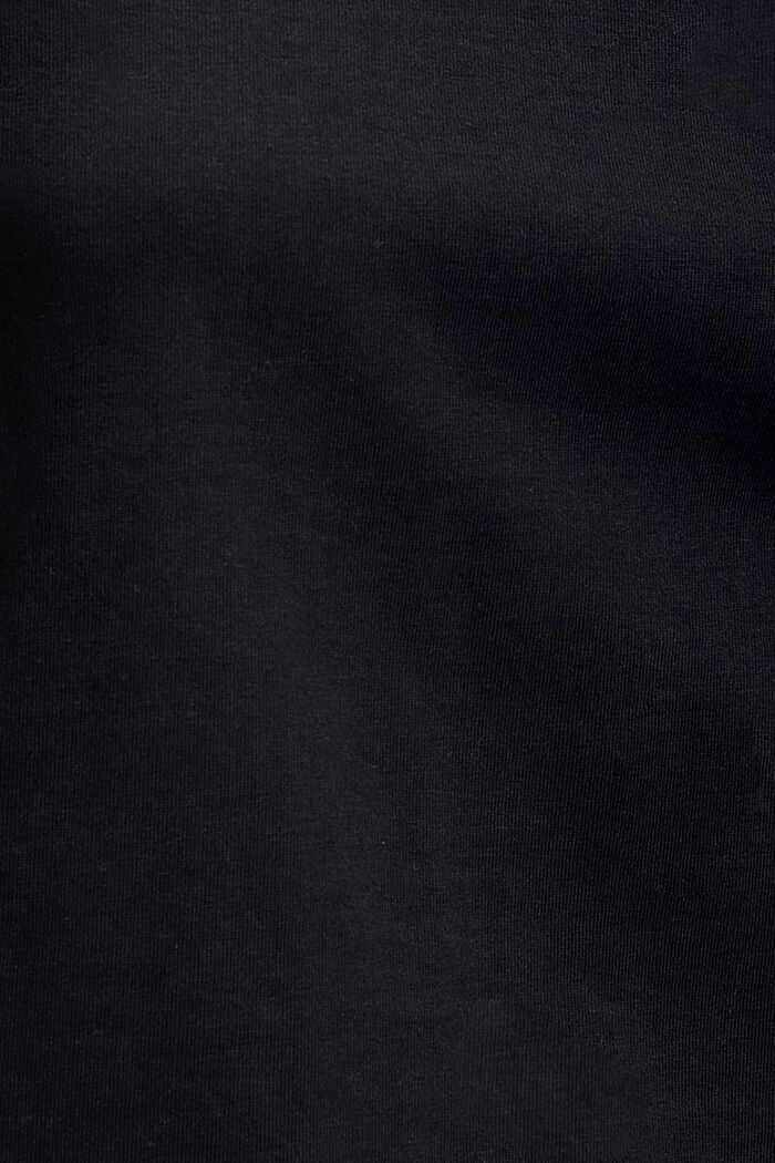 水鑽標誌 T 恤, 黑色, detail image number 4