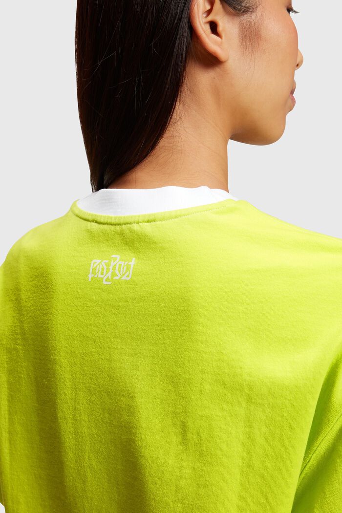 Neon Pop T-Dress, LIME YELLOW, detail image number 0