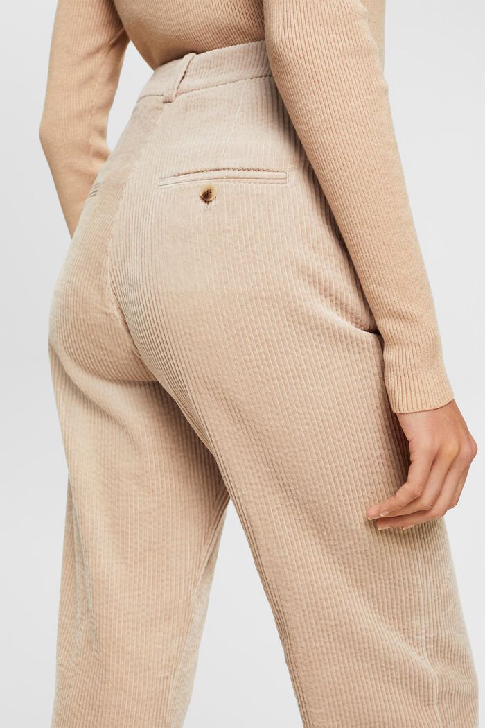 80's Straight corduroy trousers, LIGHT TAUPE, detail image number 3