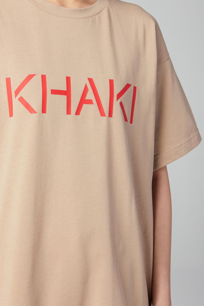 Color Capsule T-shirt, KHAKI BEIGE, detail image number 0