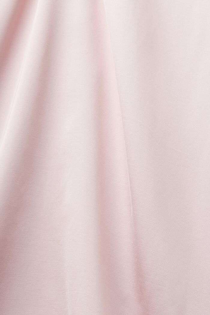 ‌緞面無袖直身連身裙, 淺粉紅色, detail image number 4
