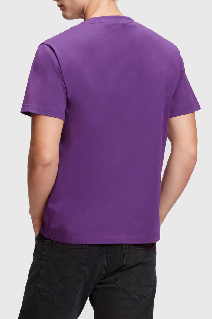 LOGO圖案T恤, 紫色, detail image number 1