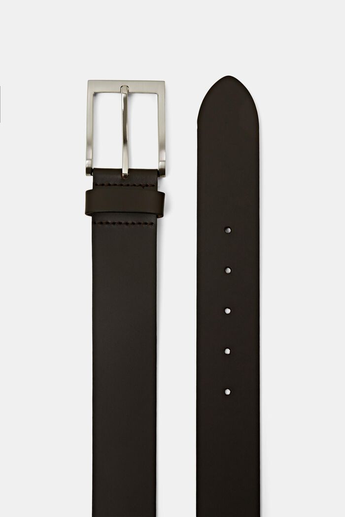 Belts leather, 棕色, detail image number 1
