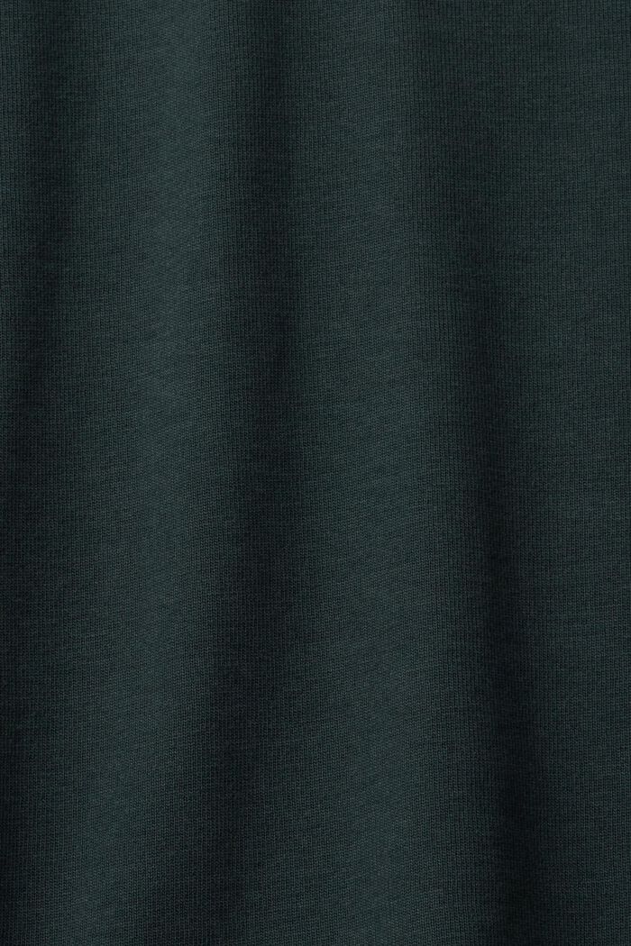 長袖Polo衫, 藍綠色, detail image number 4