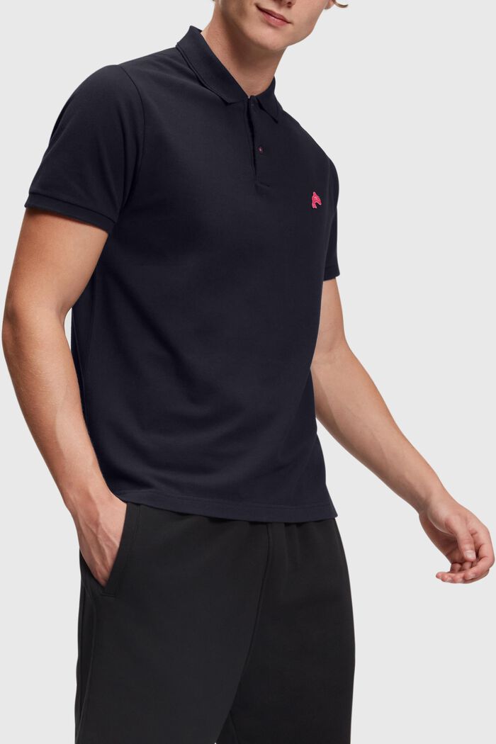 Dolphin Tennis Club Classic Polo, BLACK, detail image number 0