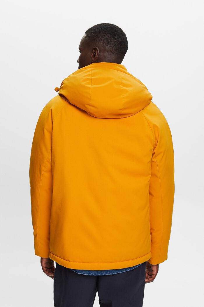 Hooded Down Coat, HONEY YELLOW, detail image number 3