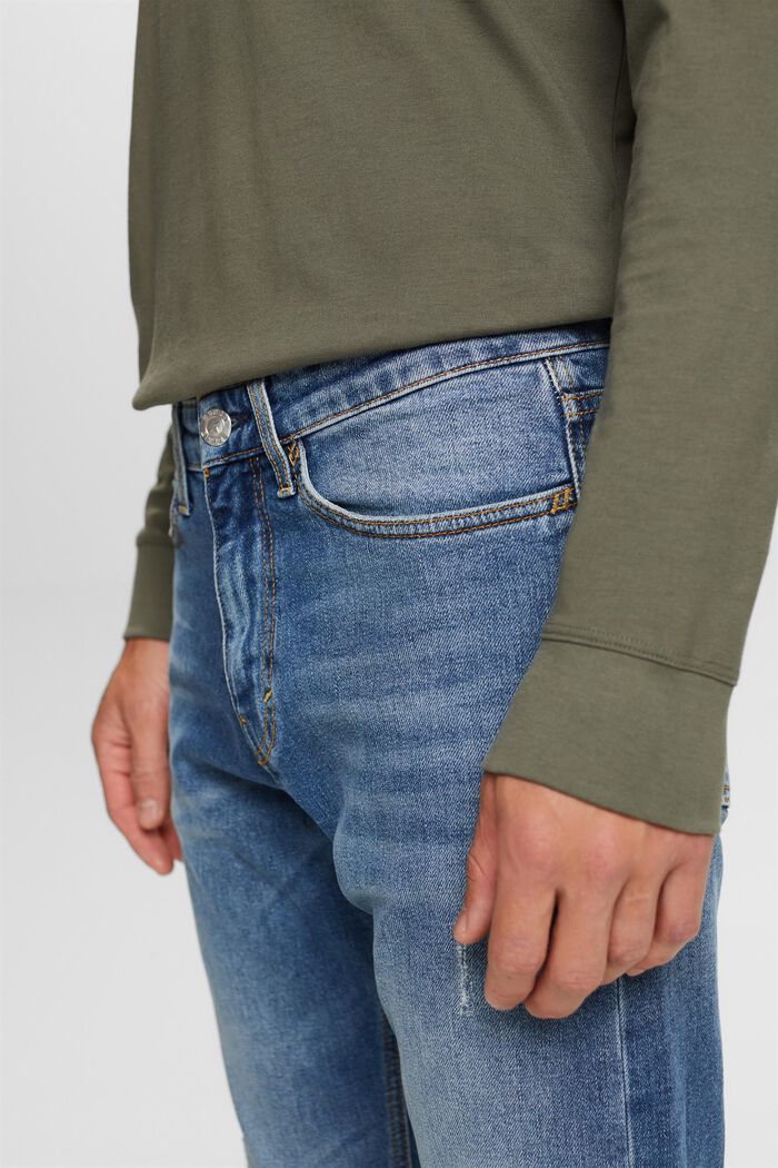 Mid-Rise Slim Jeans, BLUE MEDIUM WASHED, detail image number 2