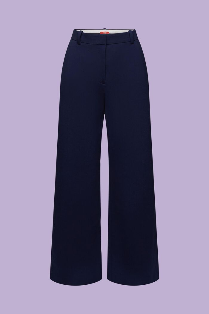 Organic Cotton Knitted Pants, BLUE RINSE, detail image number 6