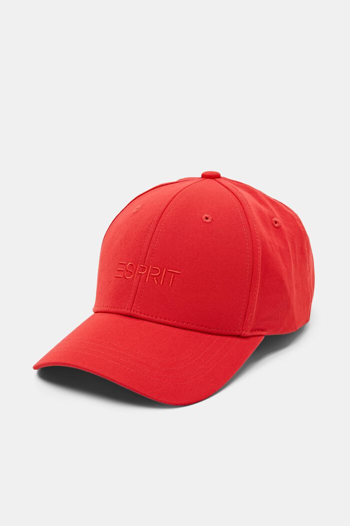 ‌刺繡棒球帽, 紅色, detail image number 0