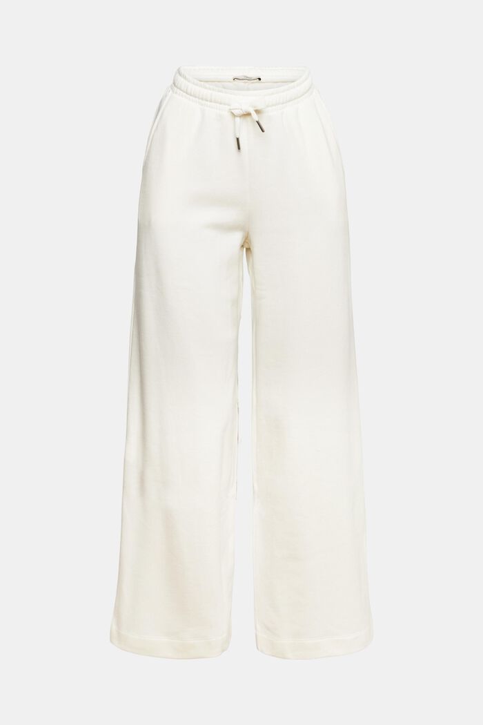 Mid-rise wide leg sweatpants, OFF WHITE, detail image number 7