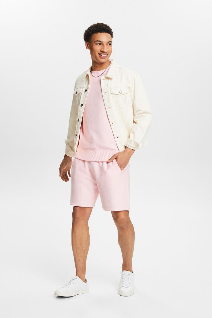 ‌針織棉質短褲, 淺粉紅色, detail image number 1