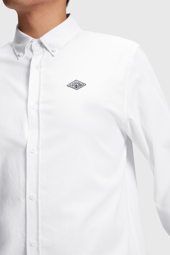 ESPRIT x Rest & Recreation Capsule 牛津襯衫, 白色, detail image number 4