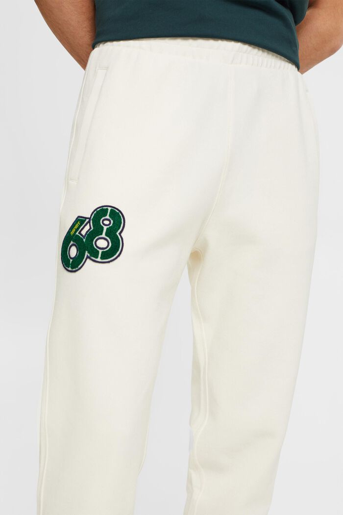 Dolphin logo badge tracksuit trousers, OFF WHITE, detail image number 2