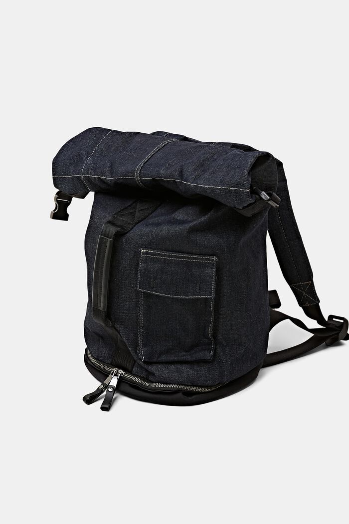 Denim Backpack, NAVY, detail image number 2