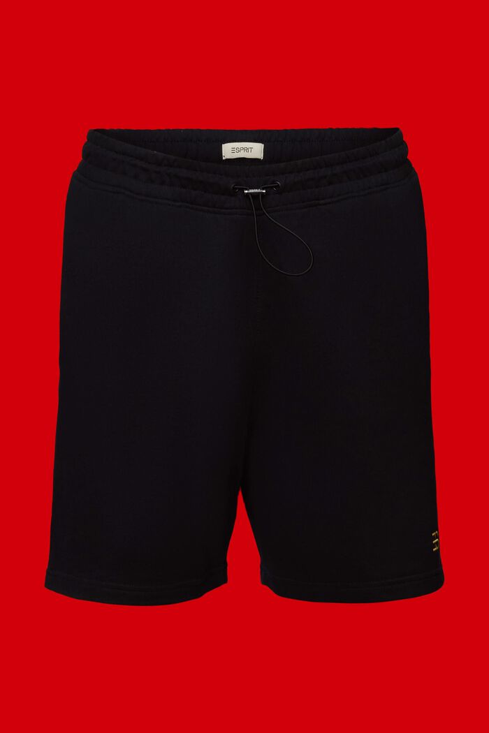 Sweat shorts, 100% cotton, BLACK, detail image number 5