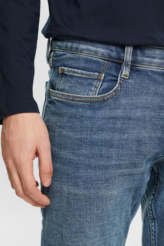 Brushback jeans, BLUE MEDIUM WASHED, detail image number 2