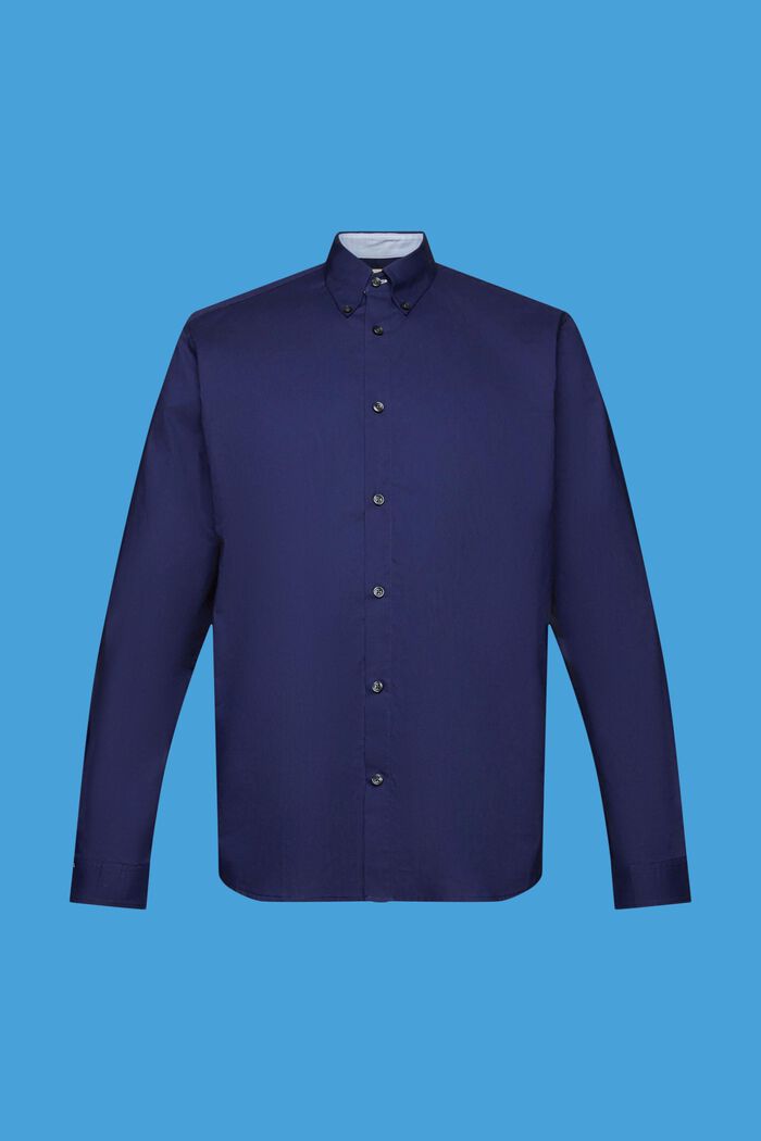 扣角領襯衫, 海軍藍, detail image number 6