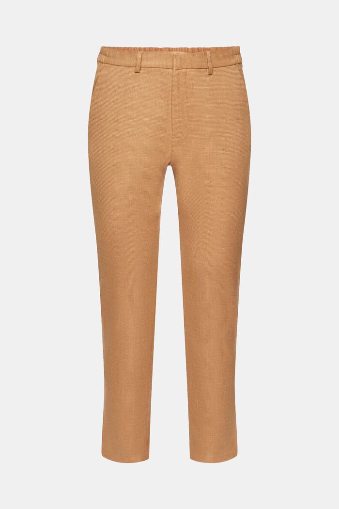 Wool touch trousers, CAMEL, detail image number 6