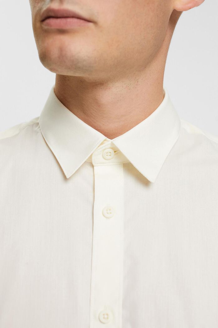 Sustainable cotton shirt, OFF WHITE, detail image number 0