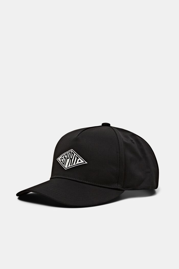 中性LOGO標誌棒球帽, 黑色, detail image number 0