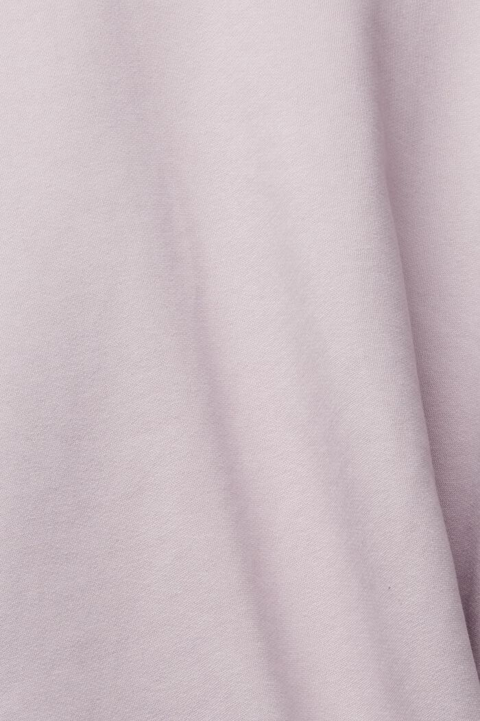 單邊拉鏈口袋衛衣, 淺紫色, detail image number 1