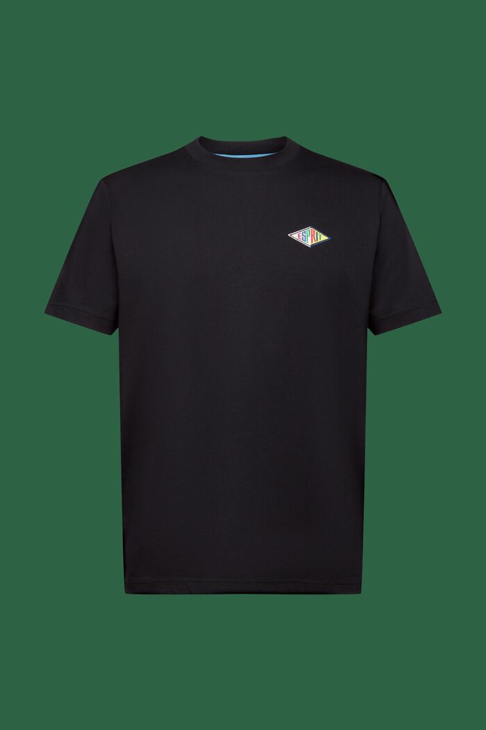 Logo Cotton Jersey T-Shirt, BLACK, detail image number 6