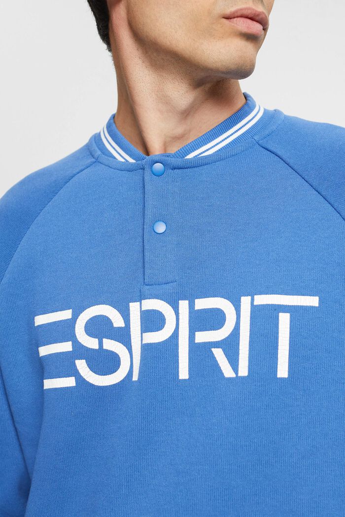 Relaxed fit logo sweatshirt, BLUE, detail image number 2