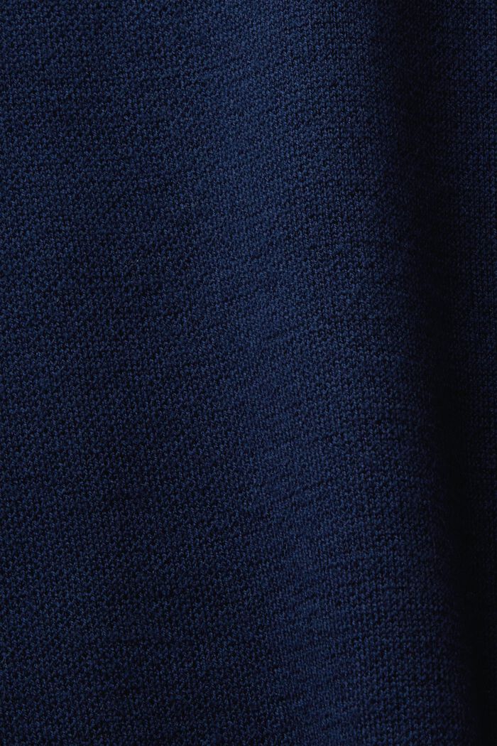Wool-Blend Crewneck Sweater, NAVY, detail image number 5