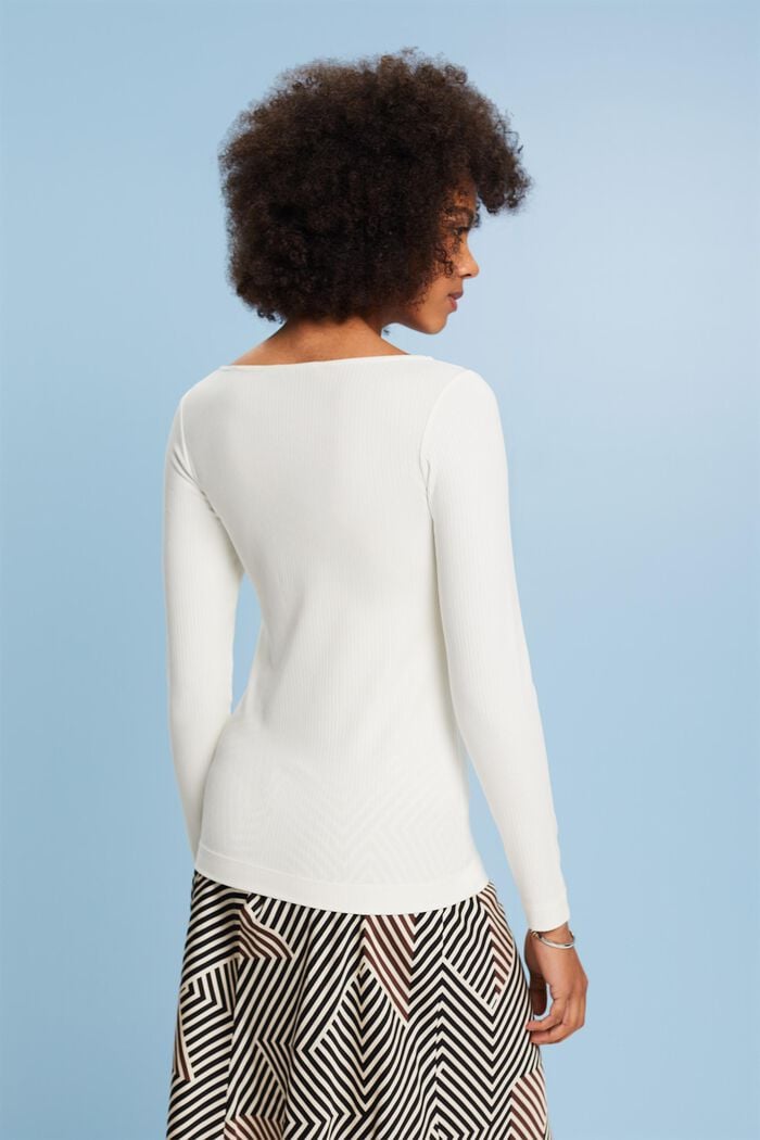 Cut-out top, OFF WHITE, detail image number 3