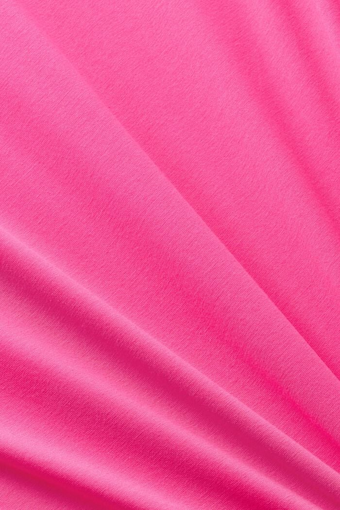 LOGO標誌棉質平織布T恤, 桃紅色, detail image number 5