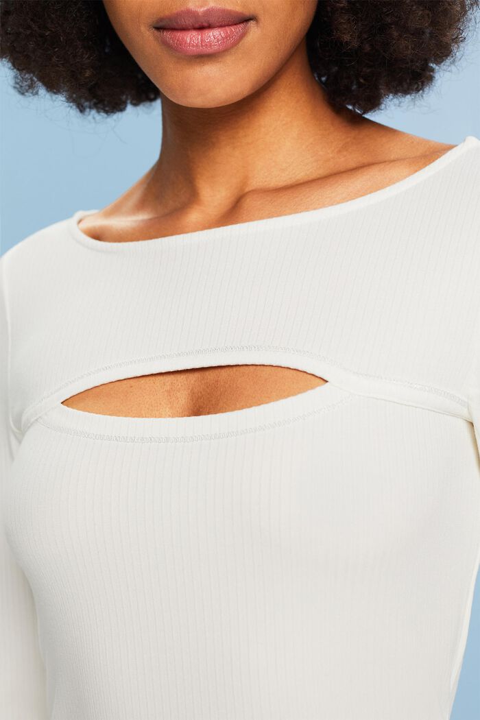 Cut-out top, OFF WHITE, detail image number 2