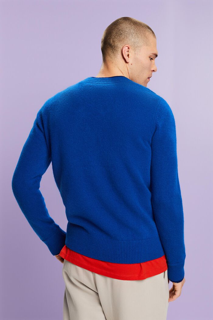 Cashmere Pullover, BRIGHT BLUE, detail image number 3