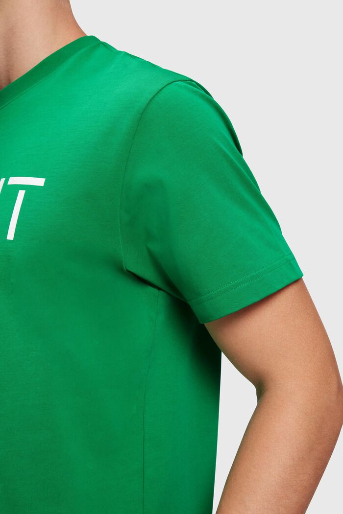 LOGO圖案T恤, 綠色, detail image number 3
