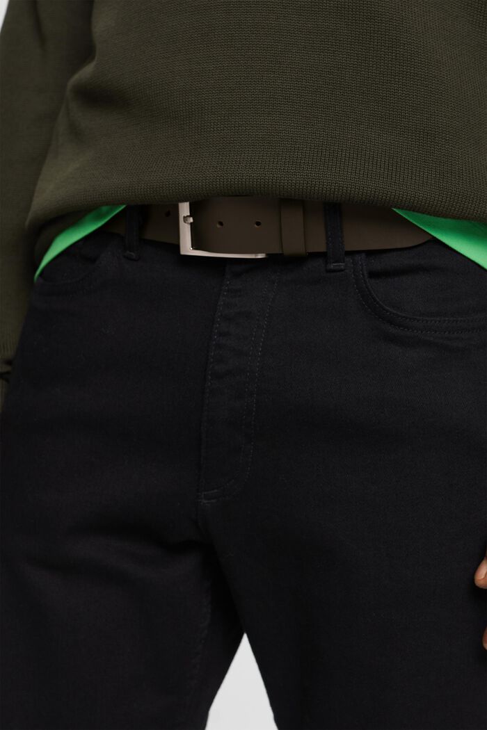 Belts leather, 棕色, detail image number 2