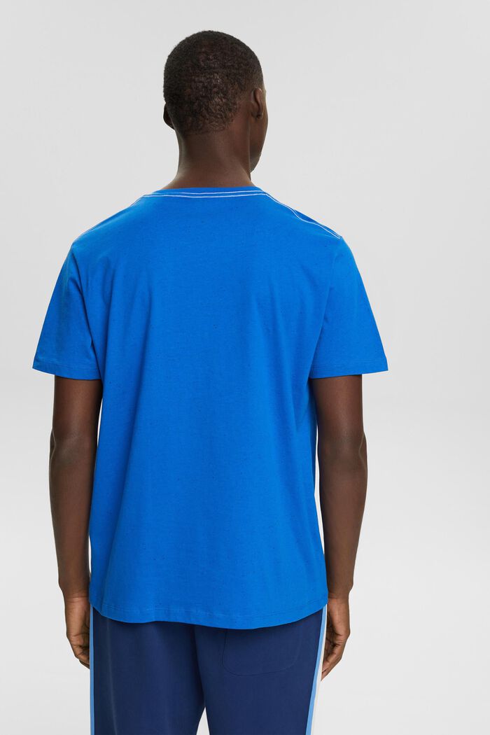 混色針織 T 恤, 藍色, detail image number 3