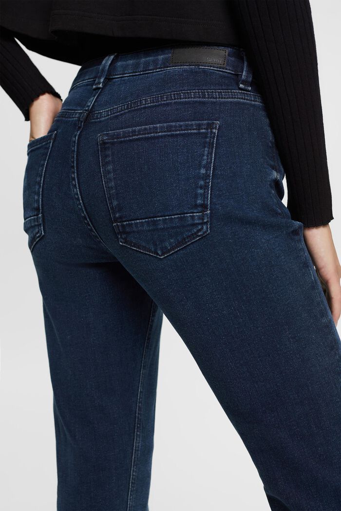Mid-rise stretch jeans, BLUE BLACK, detail image number 2